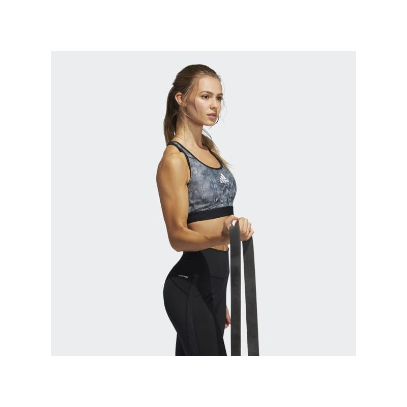 adidas Womens Printed Racerback Sports Bra- صدرية اديداس الرياضية 