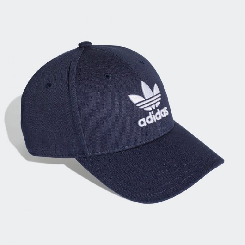adidas Unisex' Trefoil Baseball Cap - Navy- طاقية اديداس تريفول باسبول للجنسين لون كحلي