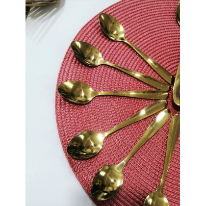 طقم 6 معالق ذهبي صغيرة