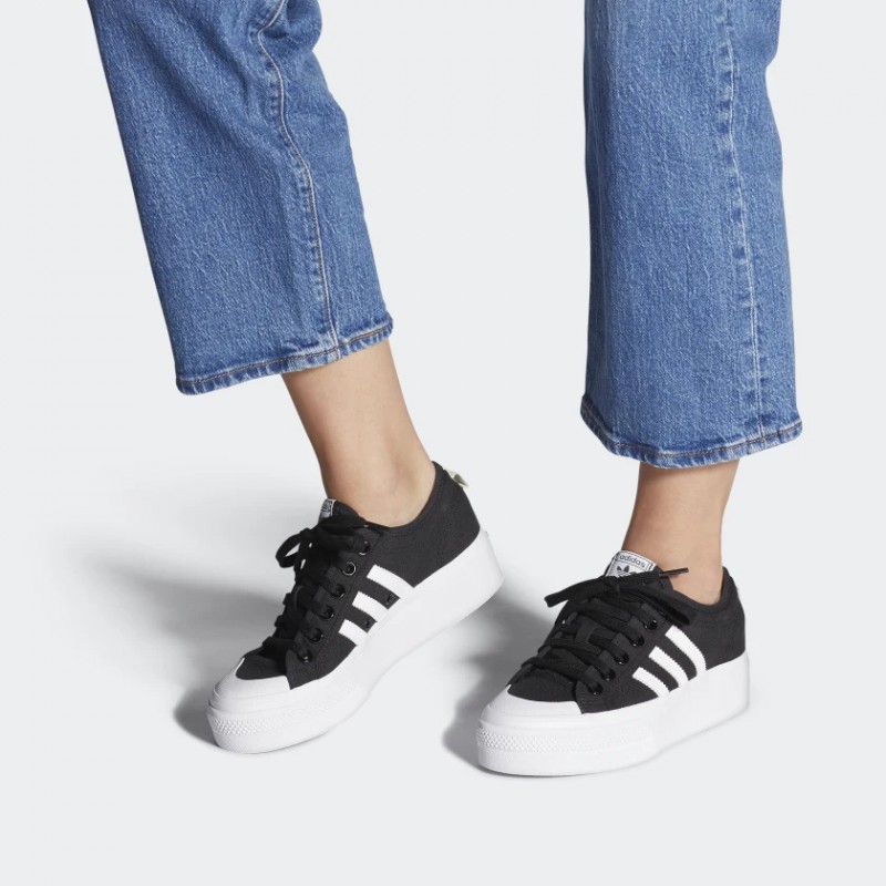 adidas nizza rf platform mid w