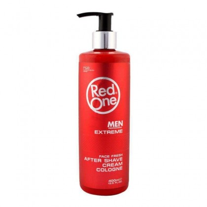 Redone after shave +cream cologne extreme 400 ml كريم كلونيا (افترشيف) احمر بعد الحلاقة