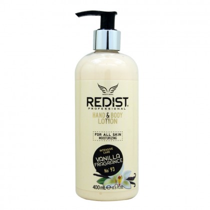 Redist hand body lotion Vanilla Fragrance 400ml- كريم الترطيب ببروتين الفانيلا