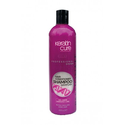 REDIST shampoo keratin cure passionate 400ml شامبو كيراتين مع بلسم 2في1