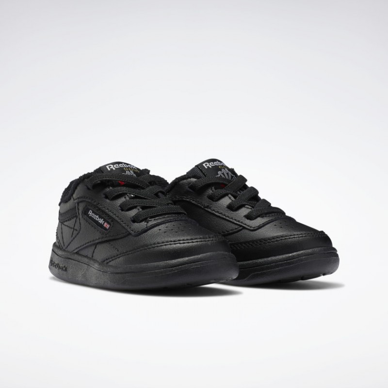 حذاء ريبوك  كلوب سي للأطفال لون أسود - Reebok Kids' Club C Shoes