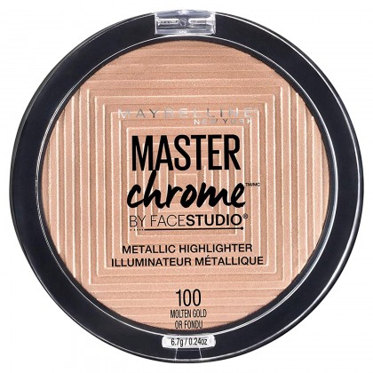 Maybelline Master Chrome Metallic Highlighter Powder 100 Molten Gold