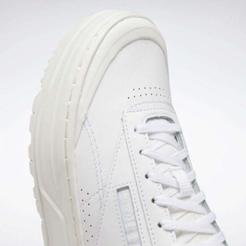 Reebok Women's Club C Double Geo Shoes- حذاء ريبوك كلو سي دبل جيو للنساء لون أبيض