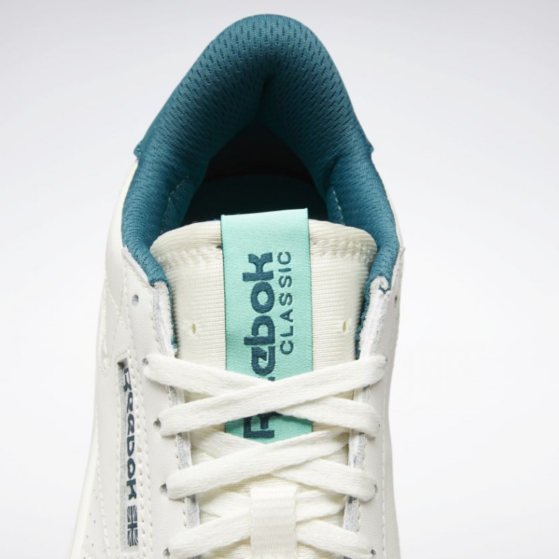 tan reebok club c double geo