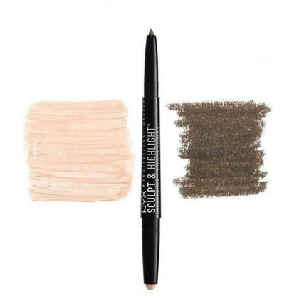 NYX Sculpt & Highlight Brow Contour Rose SHBC03 Soft Brown