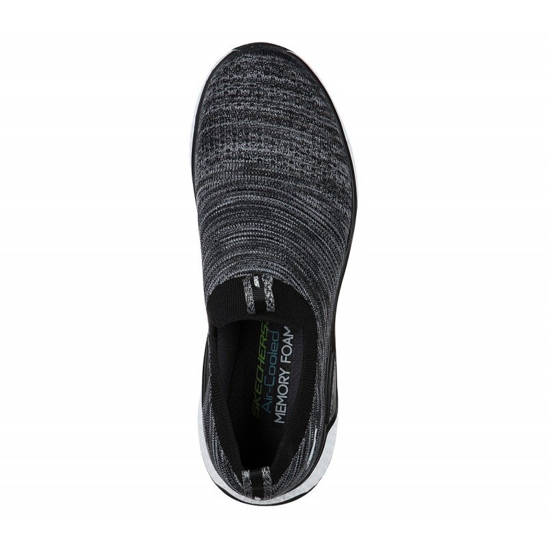 Skechers Men's Solar Fuse Shoes  - حذاء سكيتشرز سولار فيوز للرجال لون رمادي وأسود