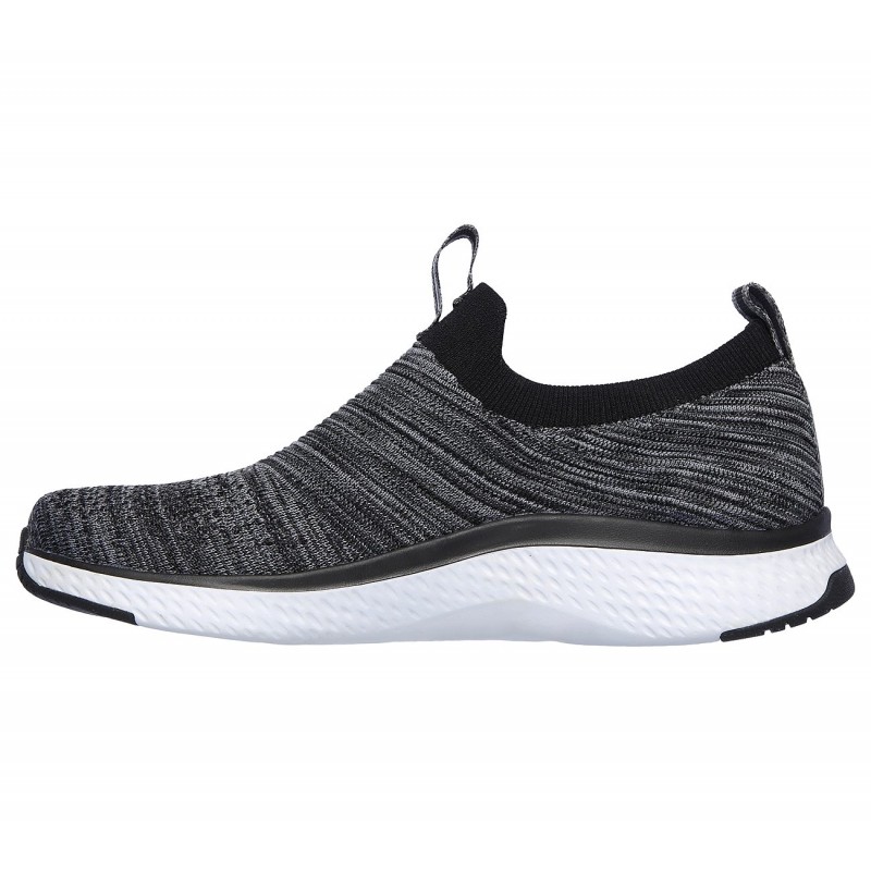 Skechers Men's Solar Fuse Shoes  - حذاء سكيتشرز سولار فيوز للرجال لون رمادي وأسود
