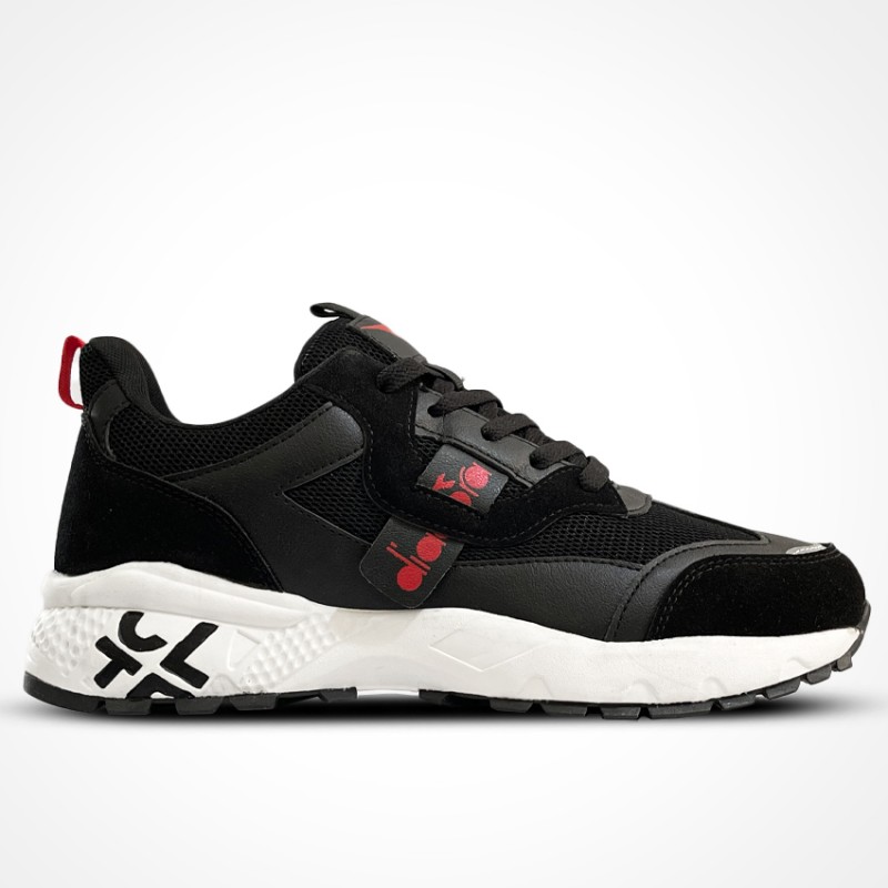 حذاء ديادورا امونون للرجال لون أسود وأبيض - Diadora Men's AMNON Shoes