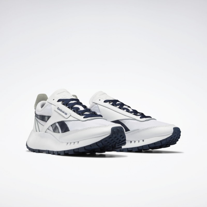 حذاء ريبوك كلاسيد ليذر ليجانسي لون أبيض- Reebok Classic Leather Legacy Shoes - White