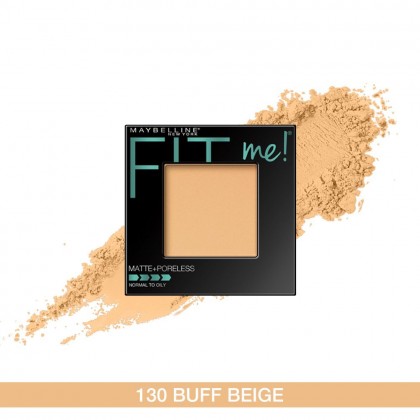 Maybelline New York Fit Me Matte Poreless Powder Makeup Buff Beige