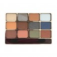 BR Matted Eye Shadow Assorted Colors 12 Shades With Mirror