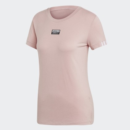 adidas Women's Originals Tee - Pink- تيشيرت اديداس اورجينال للنساء لون زهري