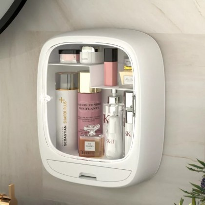 خزانة حمام ابيض