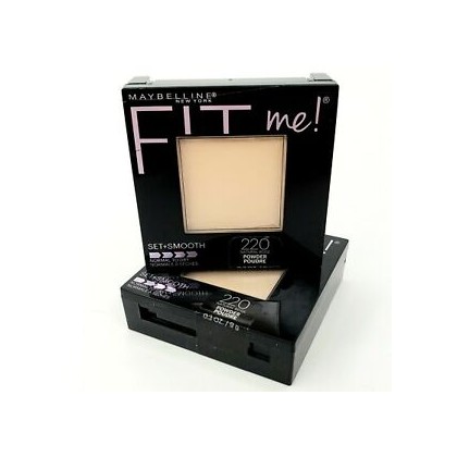 Maybelline New York Fit Me Set + Smooth Powder Makeup Natural Beige