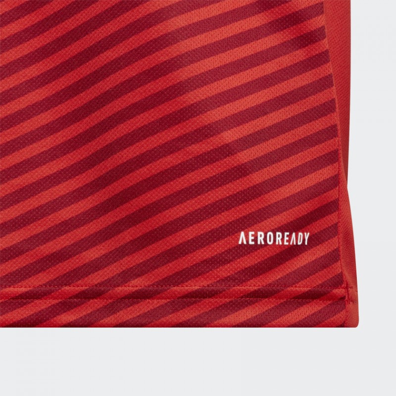 adidas FC Bayern Home Jersey - Red- تيشيرت اديداس بايرن ميونيخ الرسمي  للجنسين لون أحمر