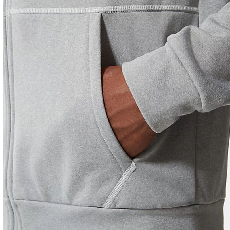 The North Face Men's M Exploration Zip Hoodie - جاكيت ذا نورث فيس ام اكسبلوريشن هودي للرجال لون رمادي