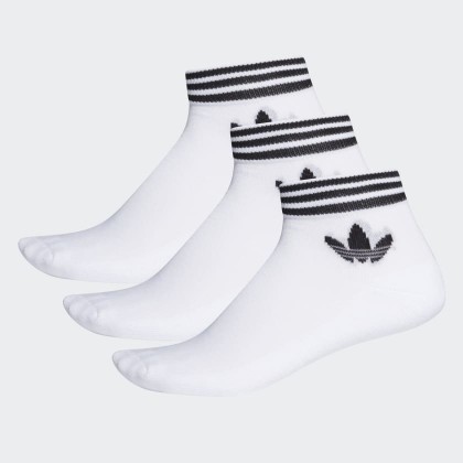 adidas Unisex' Originals Island Club Trefoil Ankle 3 Pairs Socks