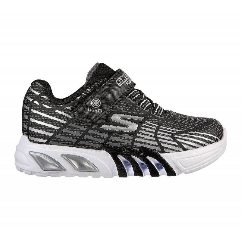 Skechers Kids' S Lights: Flex-Glow Elite Shoes - حذاء سكيتشرز فليكس جلو ايليت للأطفال لون أسود
