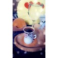 مطربان اكرليك تركي بغطاء بامبو سعة 1 لتر 