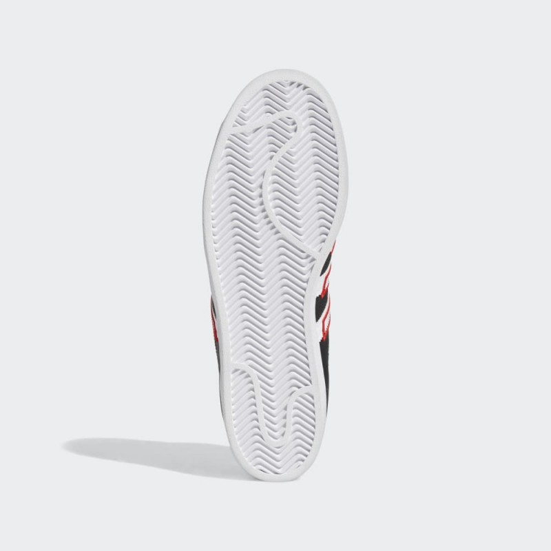 adidas Unisex Superstar Shoes - حذاء اديداس سوبر ستار للجنسين لون أسود 