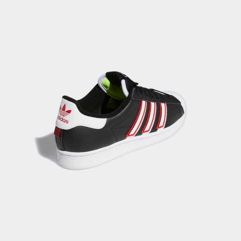 adidas Unisex Superstar Shoes - حذاء اديداس سوبر ستار للجنسين لون أسود 