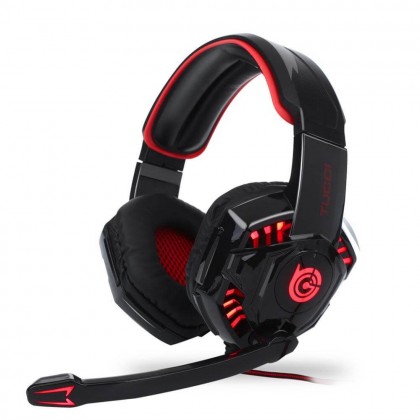  Tucci tc-g1000 usb and 3.5 mm red headphone with led