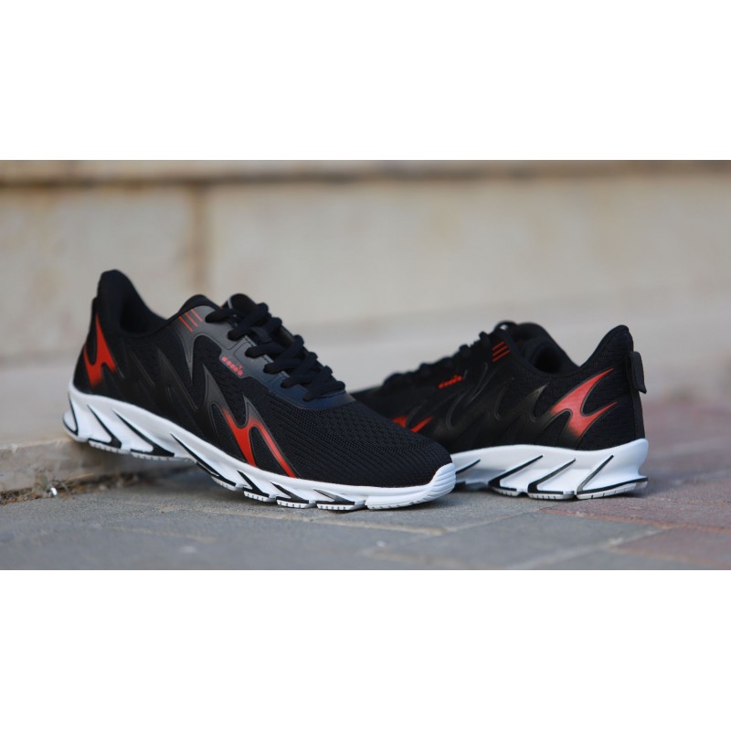 حذاء ديادورا لوتيم 1 للرجال لون أسود وأبيض - Diadora Men's LOTEM 1 Shoes 