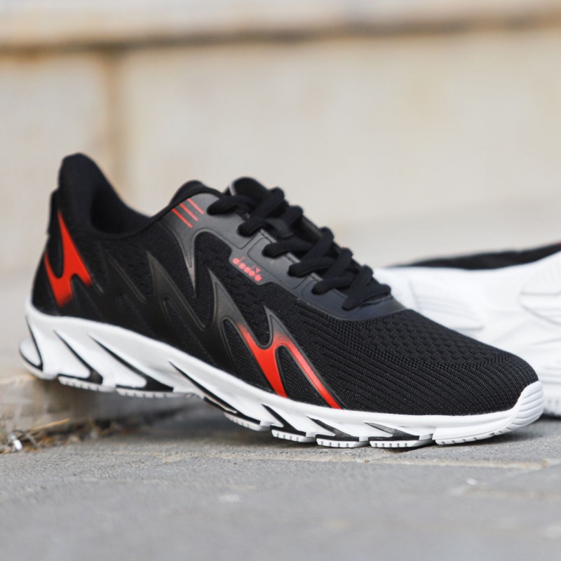 حذاء ديادورا لوتيم 1 للرجال لون أسود وأبيض - Diadora Men's LOTEM 1 Shoes 