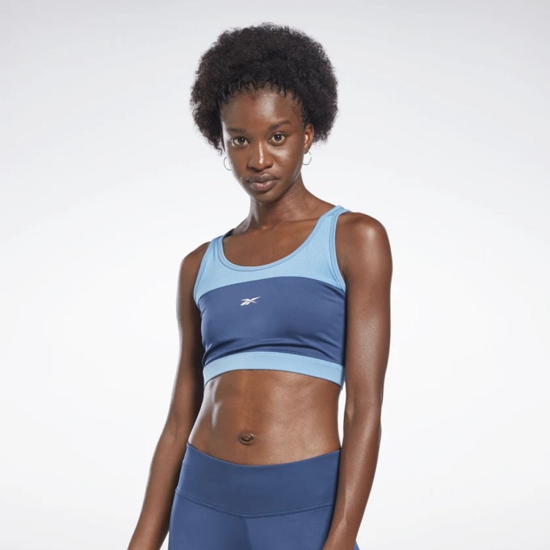 Reebok Womens' WOR Mesh Bralette Bra