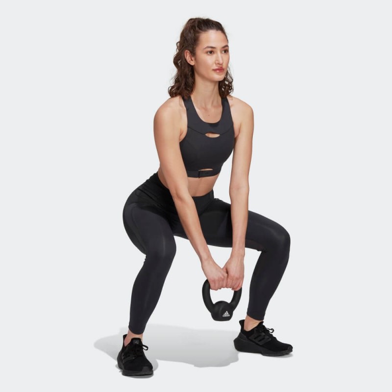 adidas Womens' Powerimpact Luxe Training Bra- صدرية اديداس بور ايمباكت للنساء لون أسود