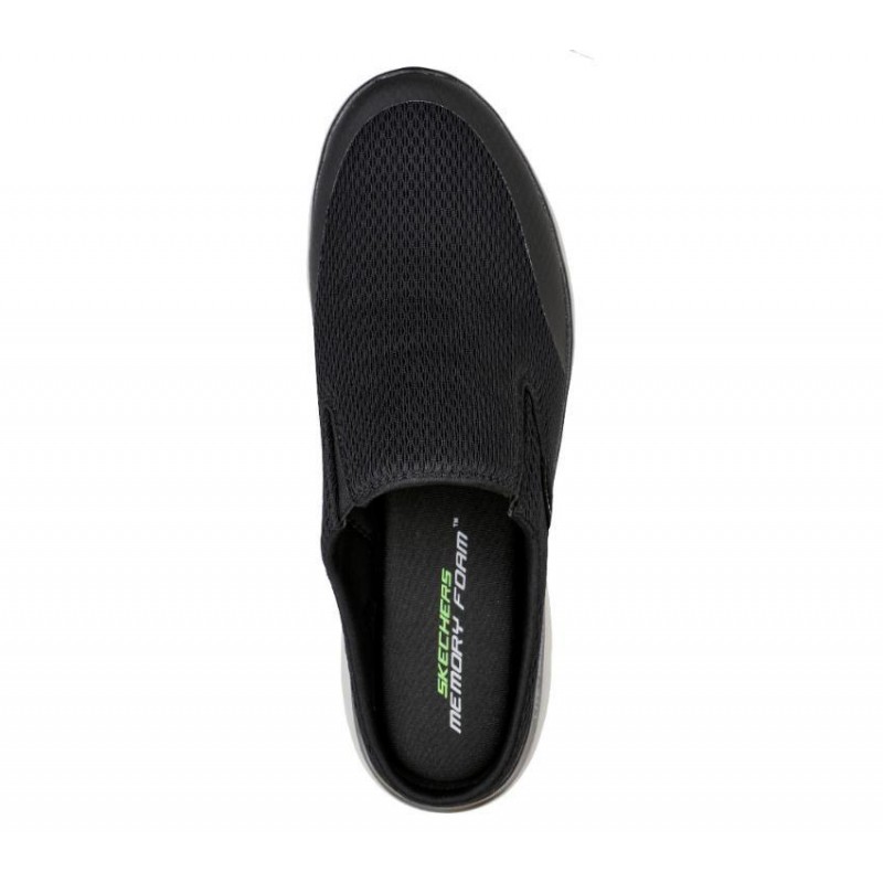 Skechers Men's Summits - Vindicator Shoes - حذاء سكيتشرز سميتس - فينديكاتور للرجال لون أسود ونعل ابيض
