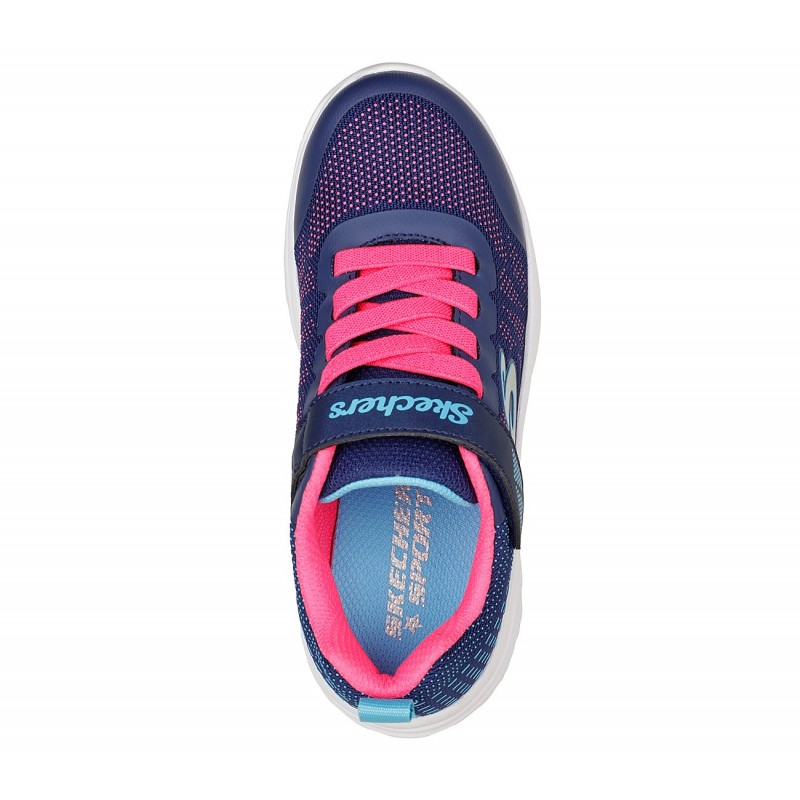حذاء سكيتشرز دريمي دانسر راديتنت للأطفال لون كحلي وفوشي ونعل أبيض Skechers Kids Dreamy Dancer - Radiant Rogue Shoes