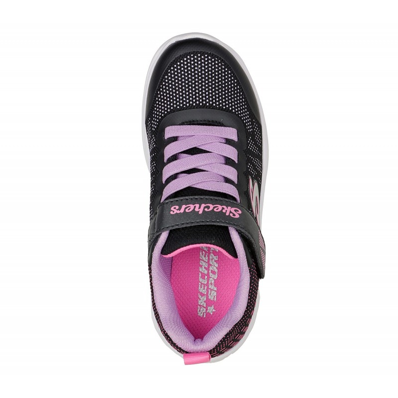 حذاء سكيتشرز دريمي دانسر راديتنت للأطفال لون أسود ونعل أبيض Skechers Kids Dreamy Dancer - Radiant Rogue Shoes