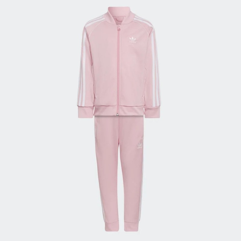 adidas pink sst tracksuit
