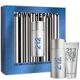 Carolina Herrera 212 NYC SET ( 100ml EDT Perfume + 100ml AS Gel ) For Men