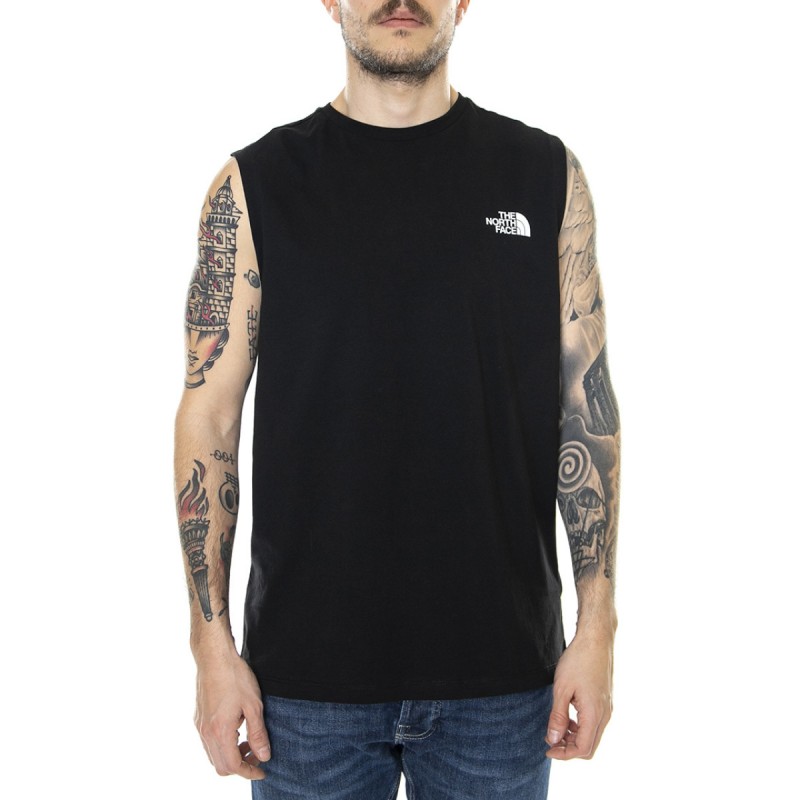 The North Face Men's Simple Dome Tank - بلوزة حفر ذا نورث فيس سيمبل دوم تانك للرجال لون أسود  