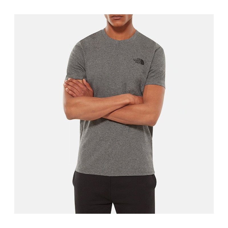 The North Face Men's Simple Dome T-Shirt - تيشيرت ذا نورث فيس سيمبل دوم للرجال لون رمادي 