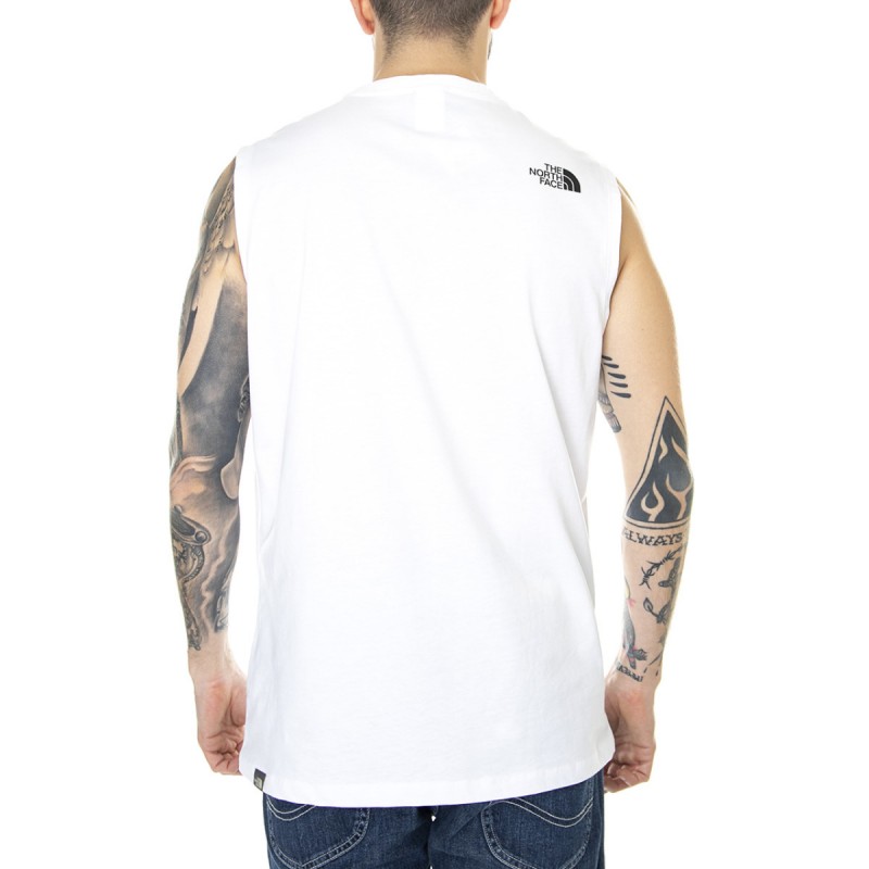 The North Face Men's Simple Dome Tank - بلوزة حفر ذا نورث فيس سيمبل دوم تانك للرجال لون أبيض