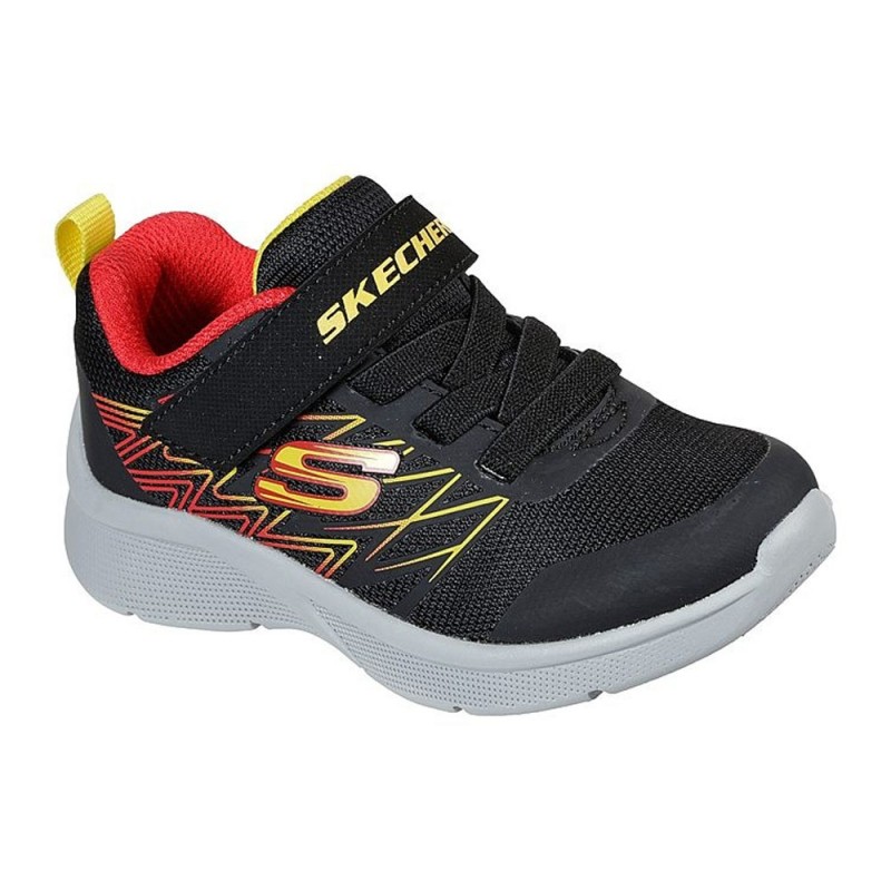 Skechers Kids' Microspec – Texlor Shoes - حذاء سكيتشرز ميكرو سبيس للأطفال لون أسود