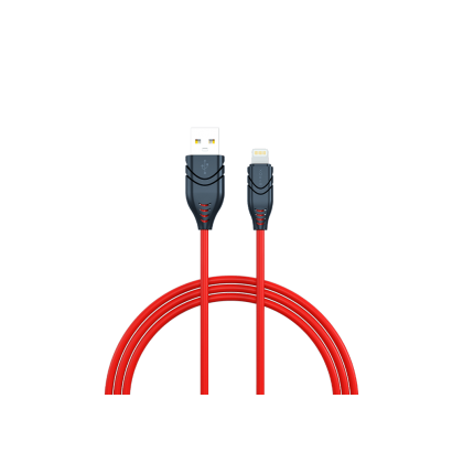 C104 IPHONE SILICONE CABLE 1M 2.1A كيبل