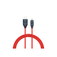 C104 IPHONE SILICONE CABLE 1M 2.1A كيبل