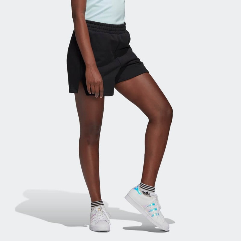 شورت اديداس ادي كلر كونتيمبو للنساء لون أسود -adidas Womens' Adicolor Contempo Shorts- Black