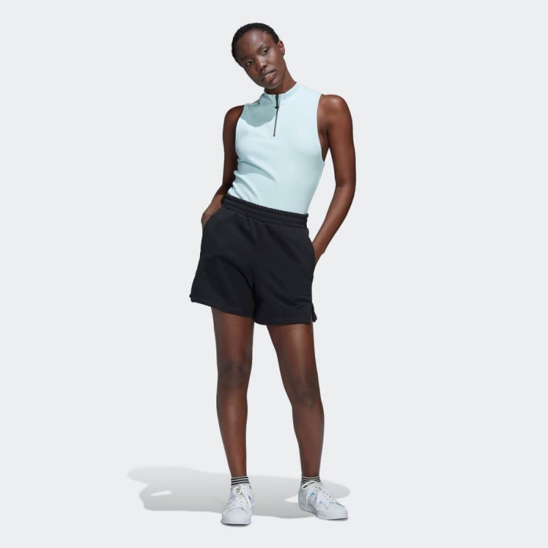 شورت اديداس ادي كلر كونتيمبو للنساء لون أسود -adidas Womens' Adicolor Contempo Shorts- Black