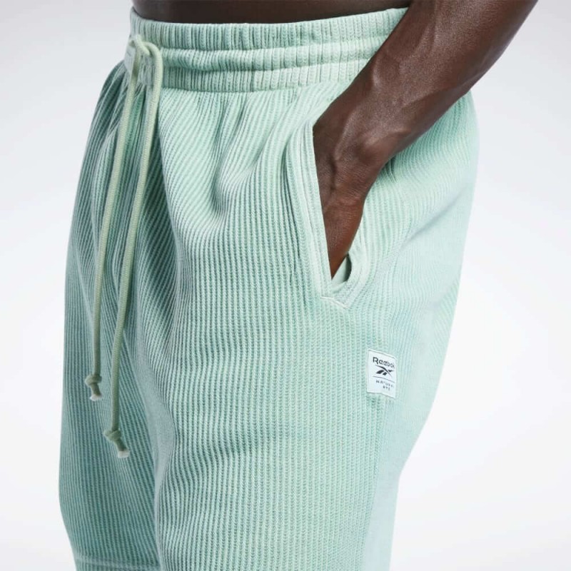 Reebok Classics Natural Dye Waffle Shorts - Green