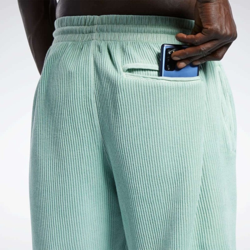 Reebok Classics Natural Dye Waffle Shorts - Green