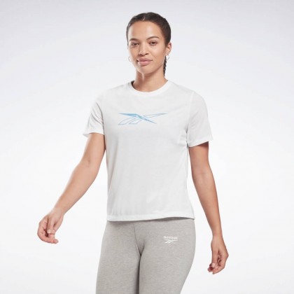 Reebok Womens' WOR Supremium T-shirt-تيشيرت ريبوك وور سوبرميوم للنساء لون أبيض