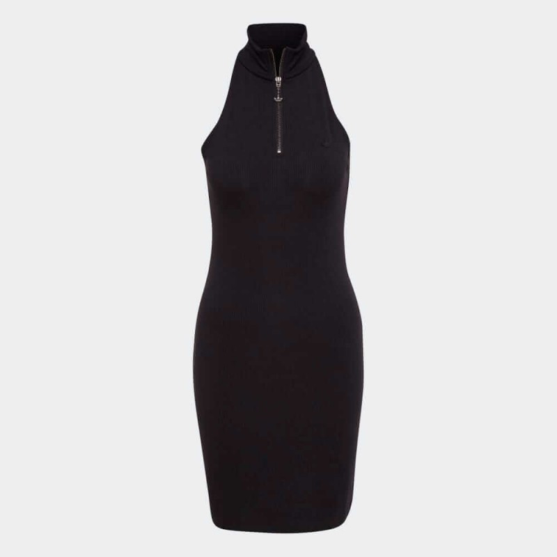 فستان اديداس كونتيمبو للنساء لون أسود- adidas Womens' Adicolor Contempo Dress - Black